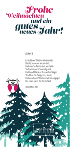Weihnachtskarte wildpeppermint-design.de 2014