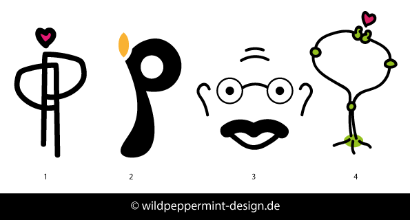 Peace-Logos-Wettbewerb-Schirn, Logo-Enwtürfe Peace, Friedens-Logo neue Ideen, by wildpeppermint-design.de