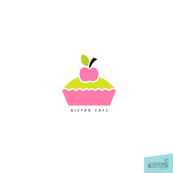 Logo Coffeeshop, Logos, Bäckerei, Bistro, Muffin-Shop, Cupcakes, Kuchen, Candystore, Süßigkeiten, Naschwerk, Backwerk, © wildpeppermint-design.de
