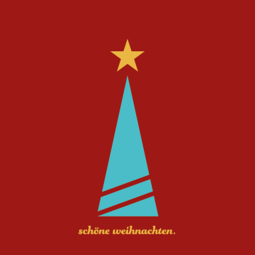 umweltfreundliche Weihnachtskarten, minimal, geometrisch, wildpeppermint-design.de
